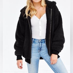 Oversized Obey Sherpa Coat